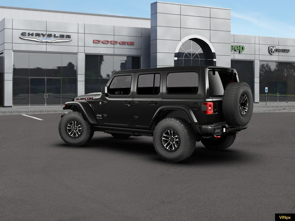 New 2026 Black Clear-Coat Exterior Paint Jeep Rubicon X image 3