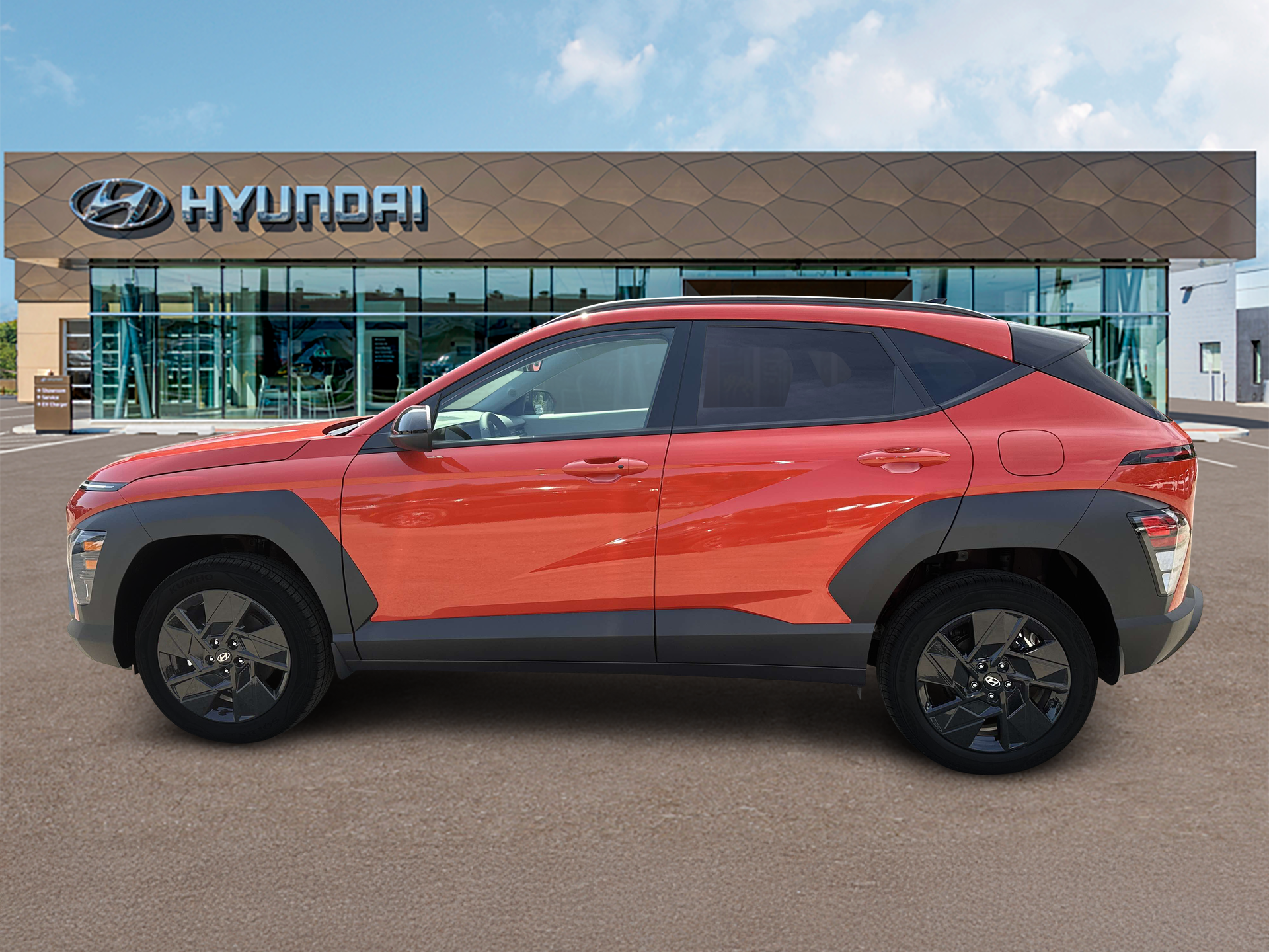 New 2027 Soultronic Orange Pearl Hyundai SEL Sport image 3