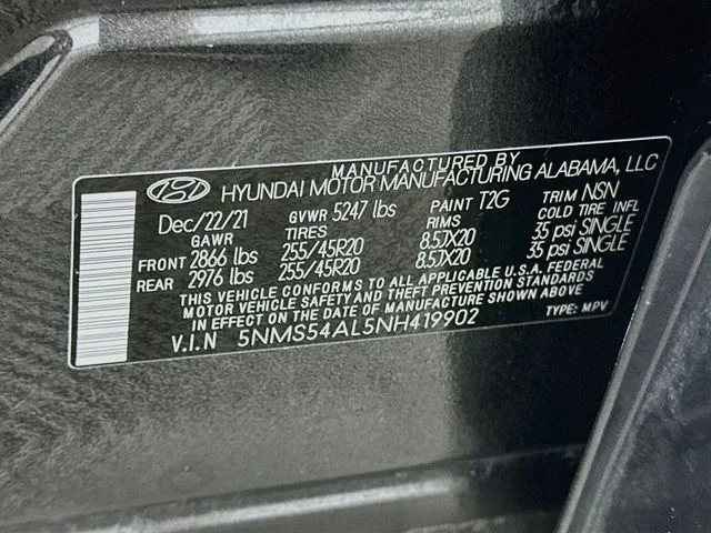 Certified Pre-Owned 2022 Hyundai Santa Fe Calligraphy