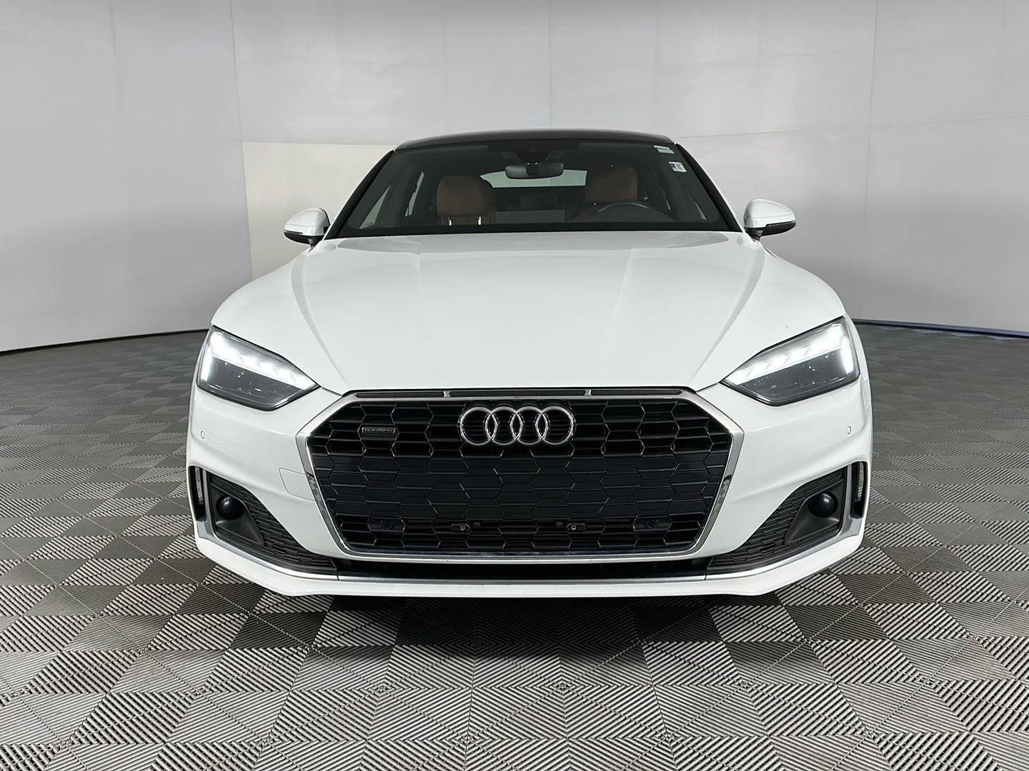 Used 2023 Glacier White Metallic Audi Premium image 2