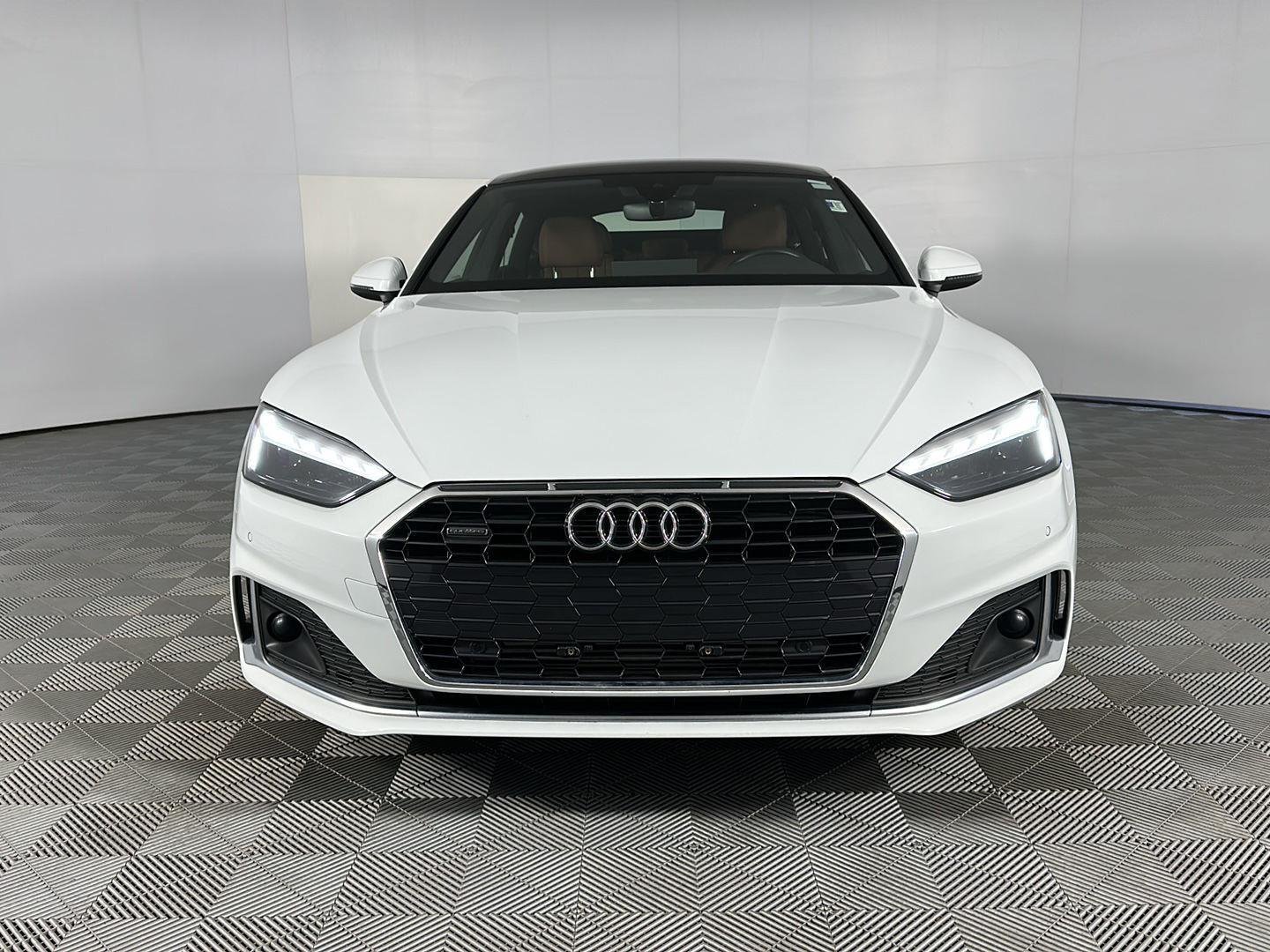 Used 2023 Glacier White Metallic Audi Premium image 2