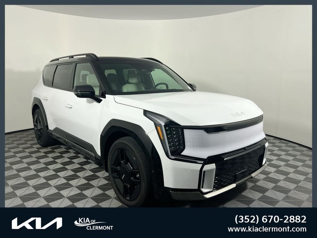 New 2026 Glacial White Pearl / Black Ro Kia GT-Line AWD image 1
