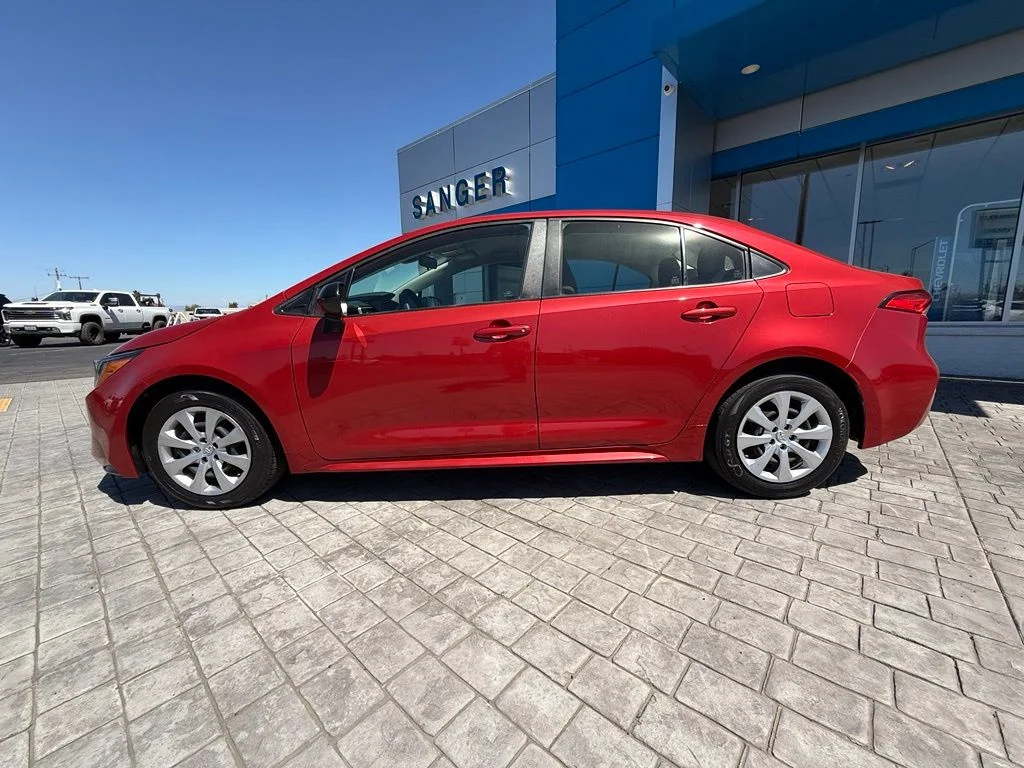 Used 2021 Red Toyota LE image 7