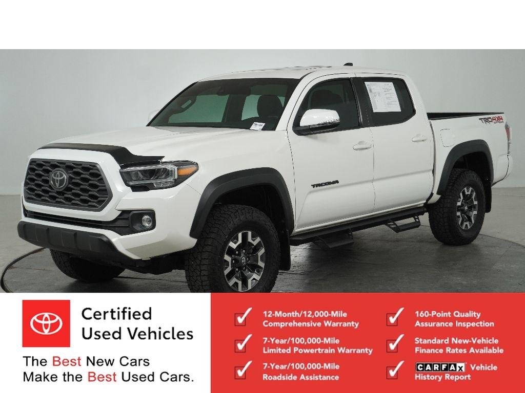 Certified Used 2021 Super White Toyota TRD Off Road image 7