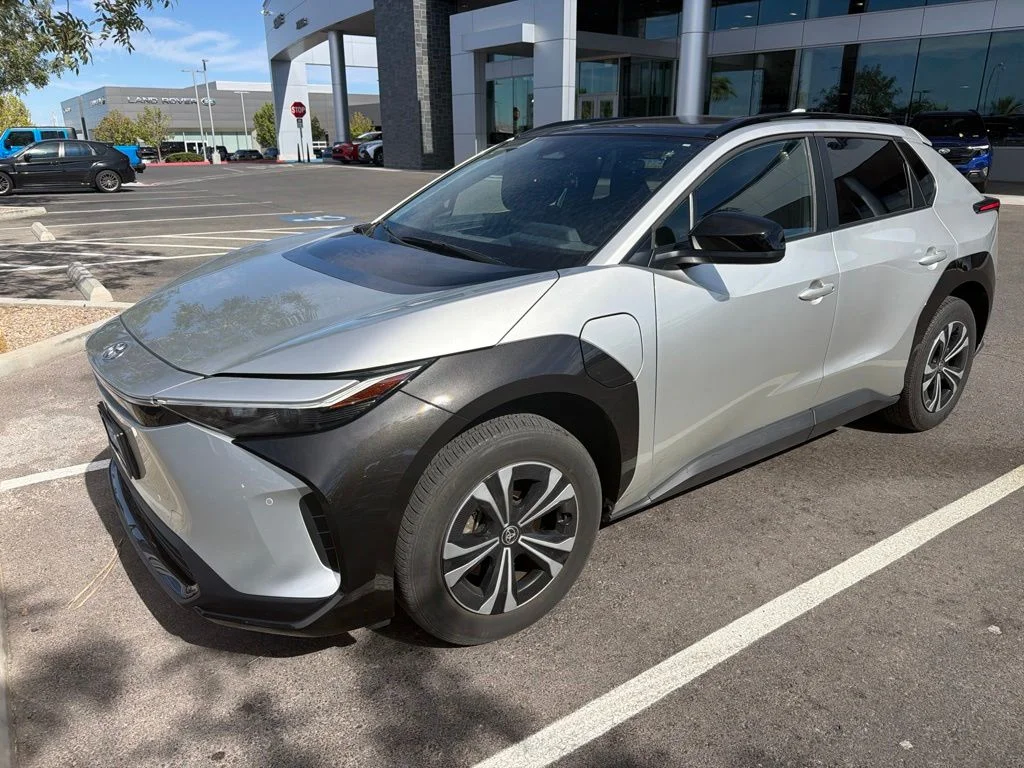 Used 2023 Toyota bZ4X XLE with VIN JTMAAAAA3PA028135 for sale in Las Vegas, NV