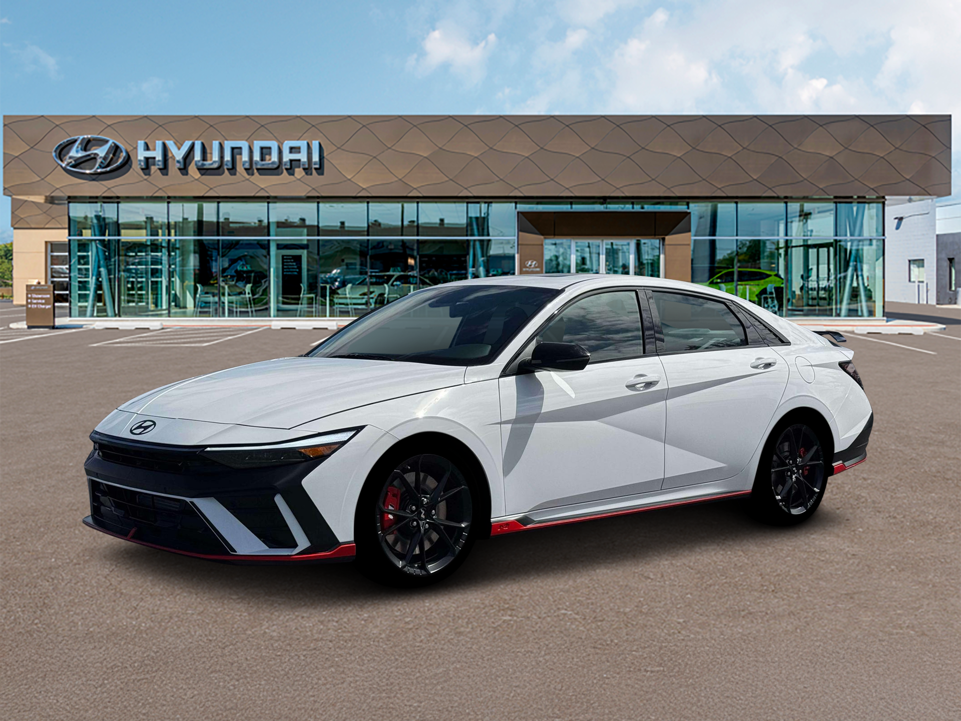New 2026 Atlas White Hyundai Sedan image 2