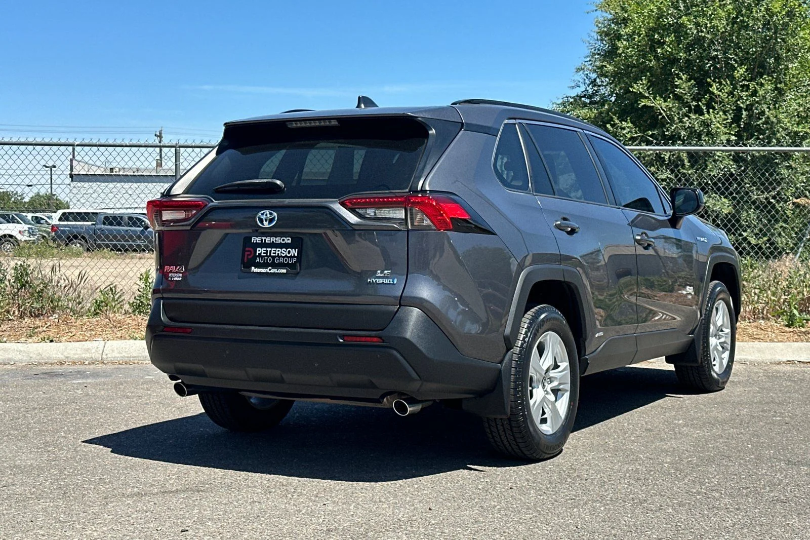 Used 2021 Gray Toyota LE image 4