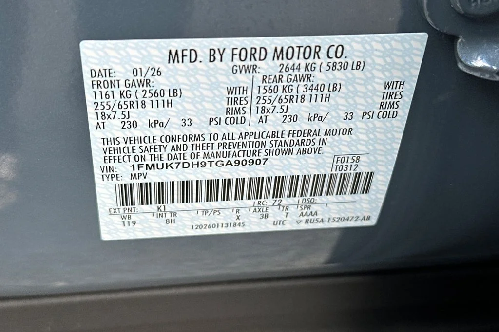 New 2026 Vapor Blue Ford Active image 27