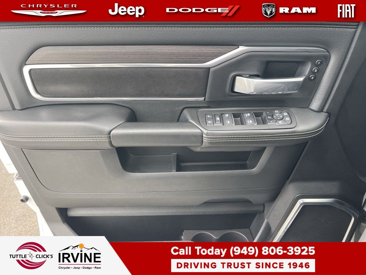 Used 2025 Bright White Clearcoat Ram Laramie image 30