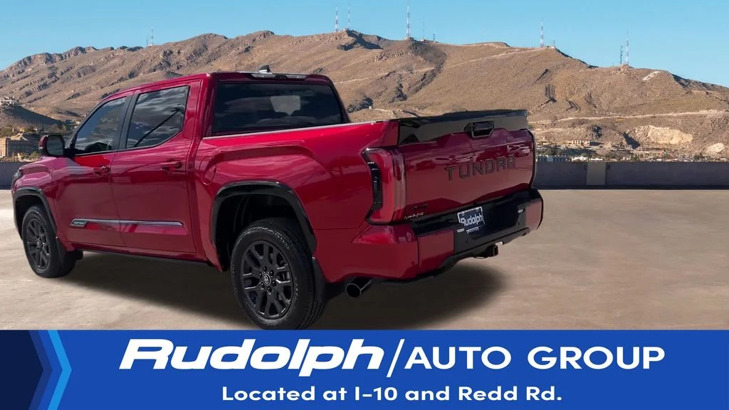 Used 2025 Supersonic Red Toyota Platinum image 2