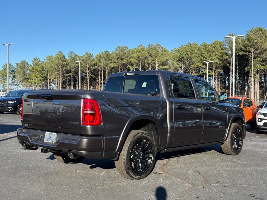 New 2026 Granite Crystal Metallic Clear-Coat Exterior Paint RAM Limited Crew Cab 4x4 5