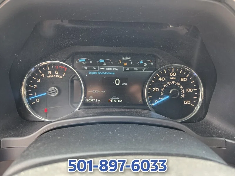 Used 2018 Shadow Black FORD LARIAT 4WD SUPERCREW 5.5