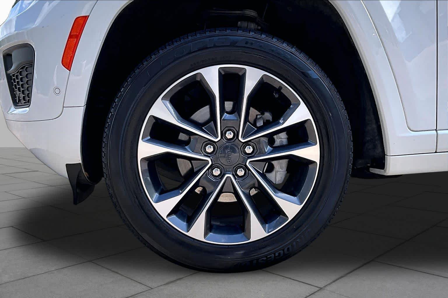 Used 2023 Bright White Clearcoat Jeep Overland image 11