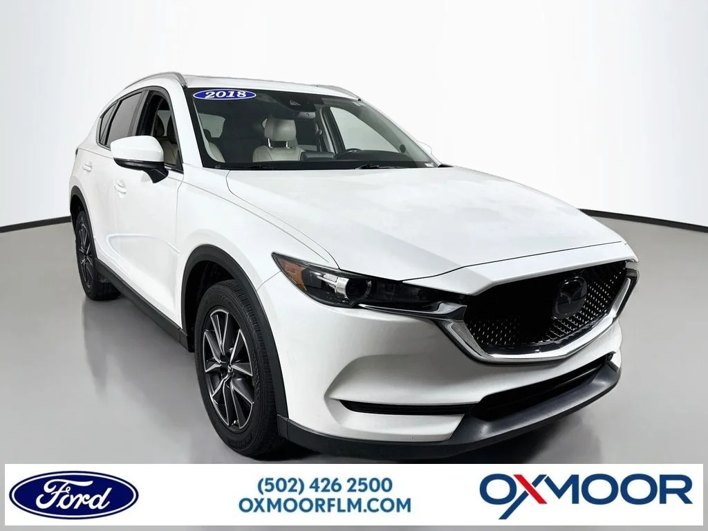 Used 2018 Snowflake White Pearl Mica Mazda Touring image 1