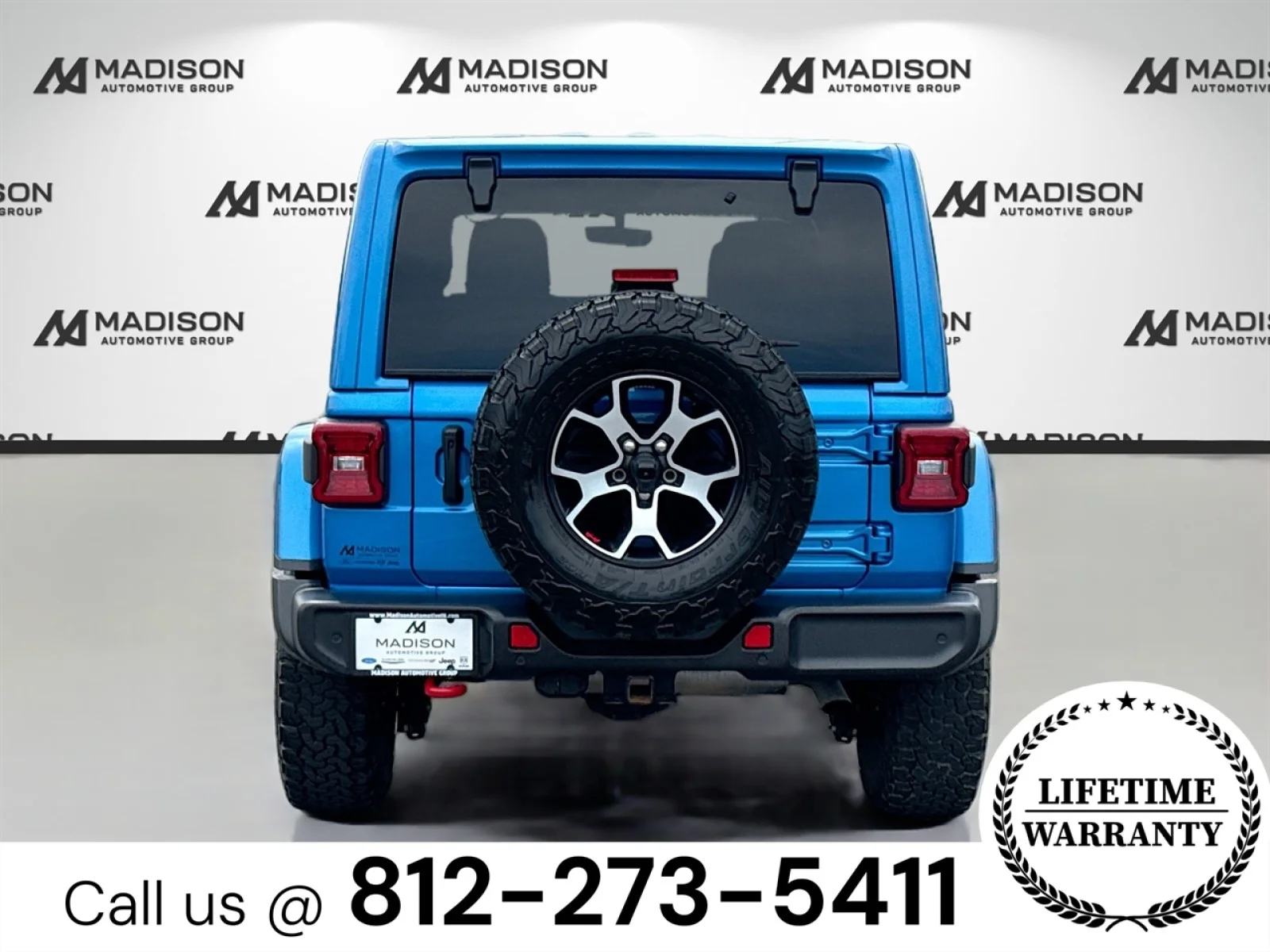 Used 2022 Blue Jeep Unlimited Rubicon image 6