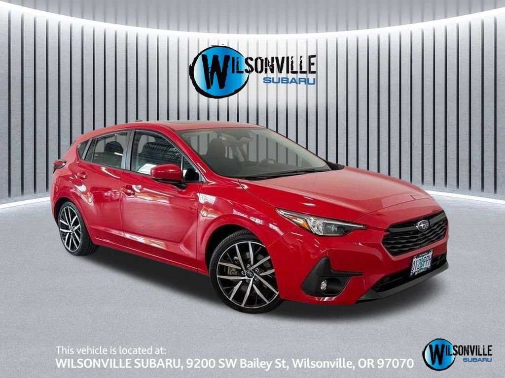 Certified Used 2024 Red Subaru Sport image 1