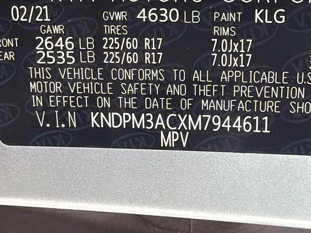 Used 2021 Gray Kia LX image 31