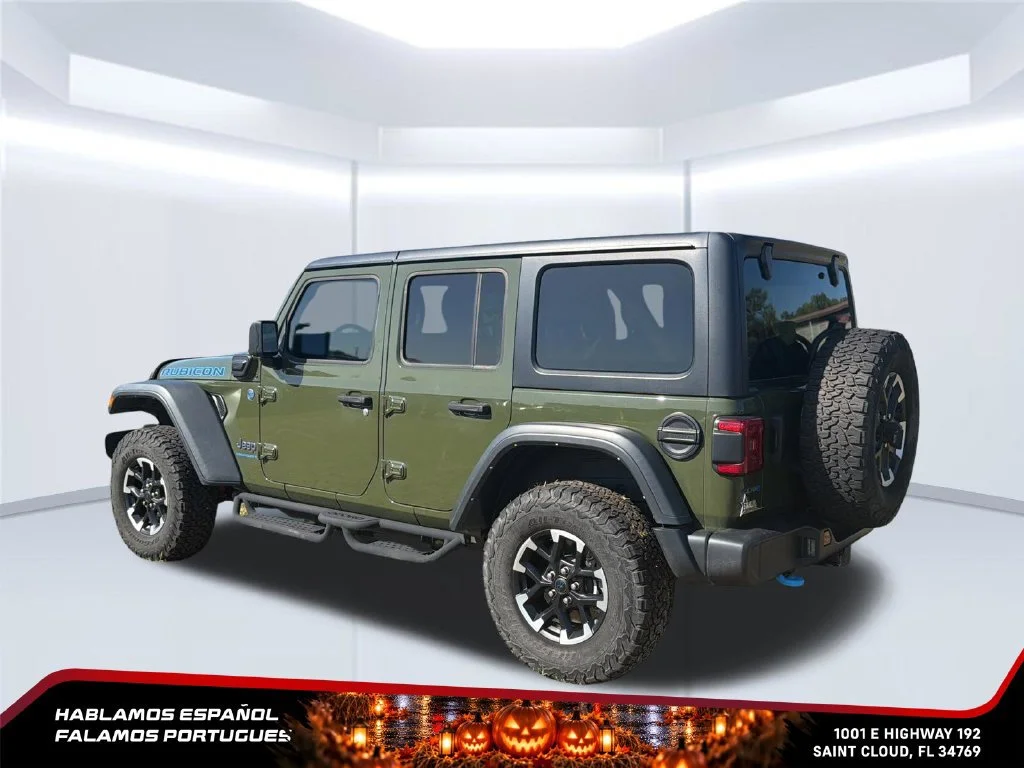 Used 2024 Green Jeep Rubicon 4xe image 4