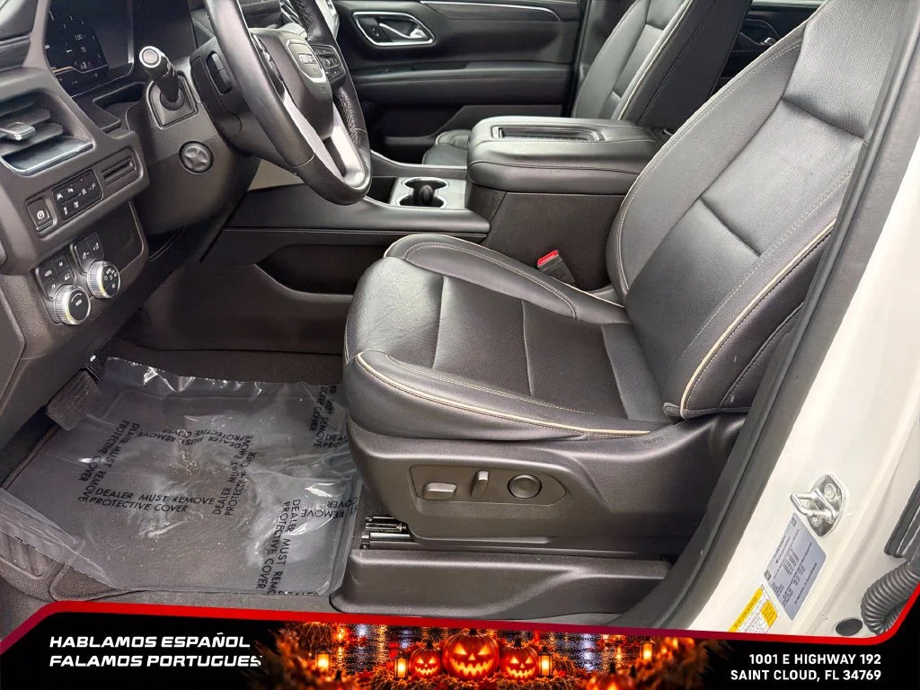 Used 2022 WHITE FROST TRICOAT GMC SLT image 15