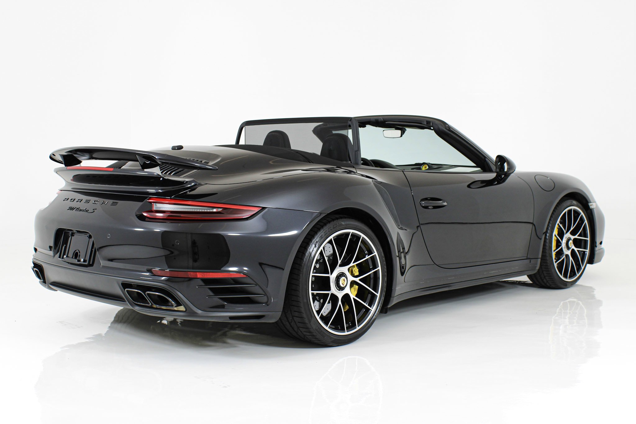 Used 2019 Black Porsche Turbo S Cabriolet image 10