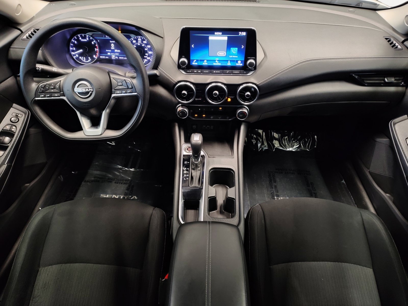 Used 2024 Aspen White Tricoat Nissan SV image 3