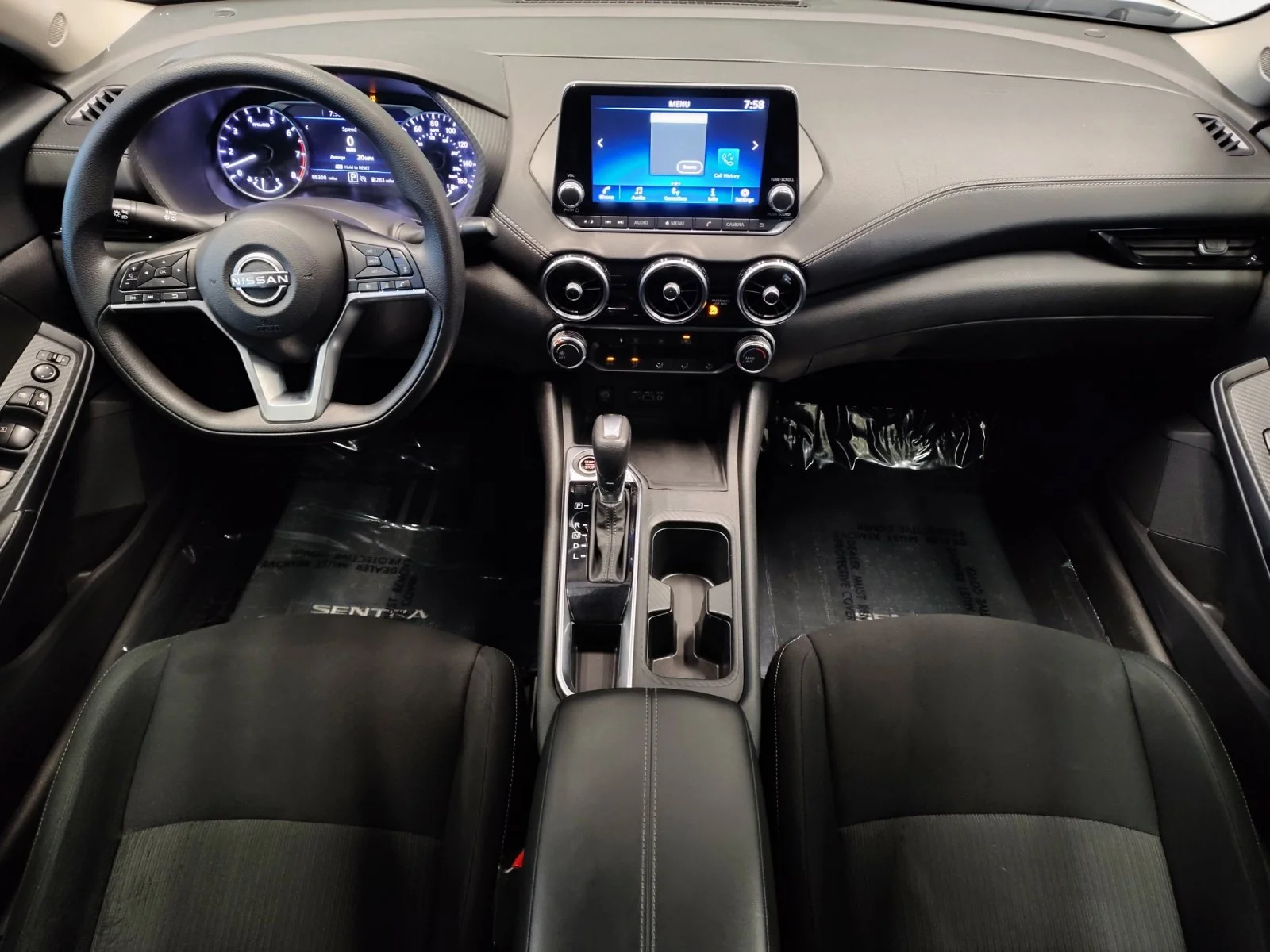 Used 2024 Aspen White Tricoat Nissan SV image 3