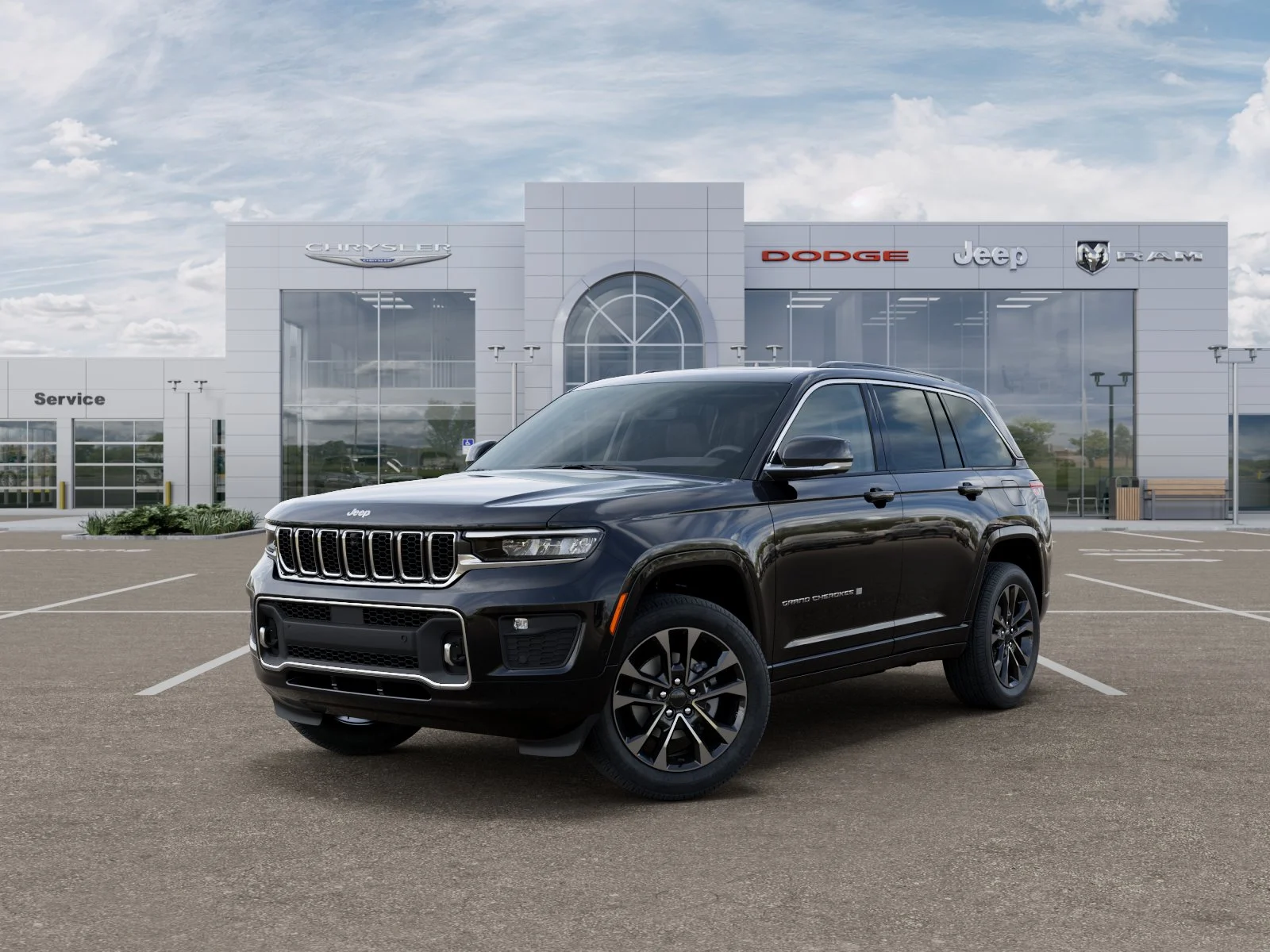 New 2025 Diamond Black Crystal Pearl-Coat Exterior Paint Jeep Overland image 28