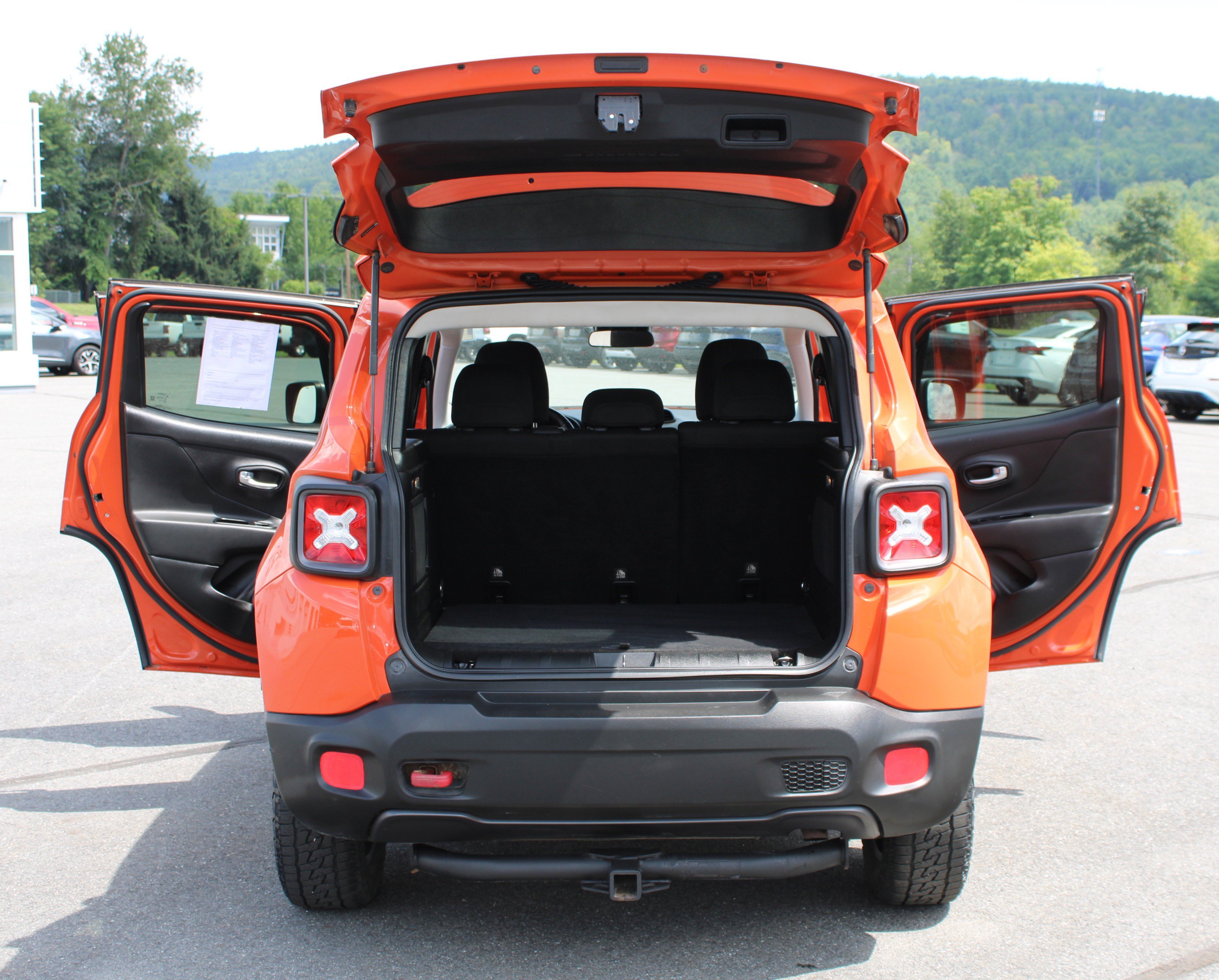 Used 2015 Omaha Orange Jeep Trailhawk image 14