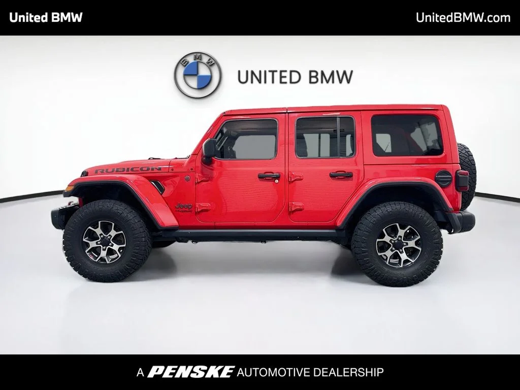 Used 2020 Red Clearcoat Jeep Unlimited Rubicon image 8