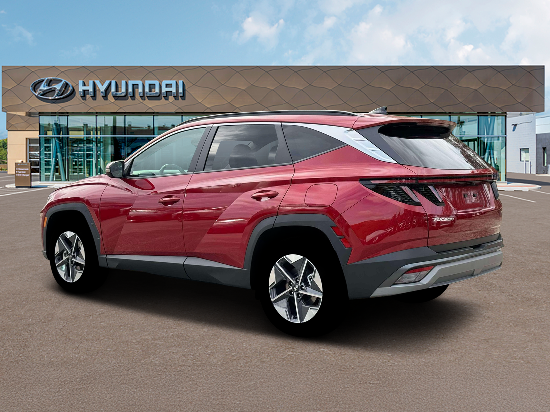 New 2026 Red Hyundai SEL Premium AWD image 4