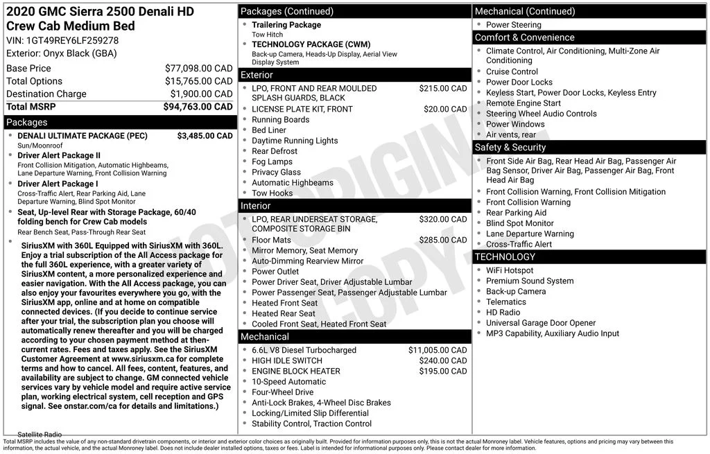 Used 2020 Black GMC Denali image 4