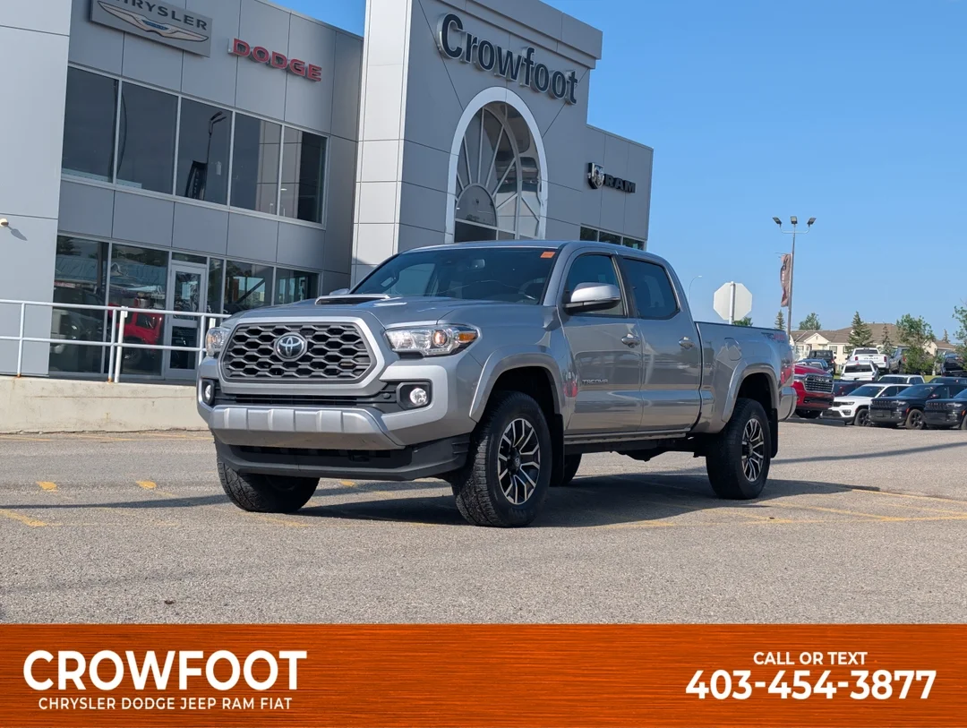 Certified Used 2020 Silver Toyota TRD Sport Double Cab - - 4WD - 8 Touch screen - Toyota Safety Sense - Lane Departure & More! image 1