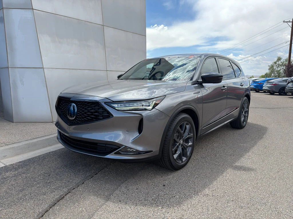 Certified Used 2023 Liquid Carbon Metallic Acura SH-AWD with A-Spec Package image 3