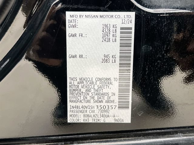 2025 Nissan Altima SV - Photo 40