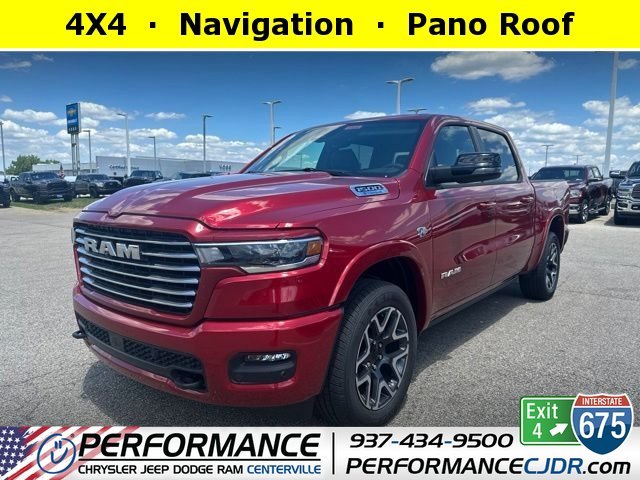 New 2026 Molten Red Pearl-Coat Exterior Paint RAM Laramie image 1