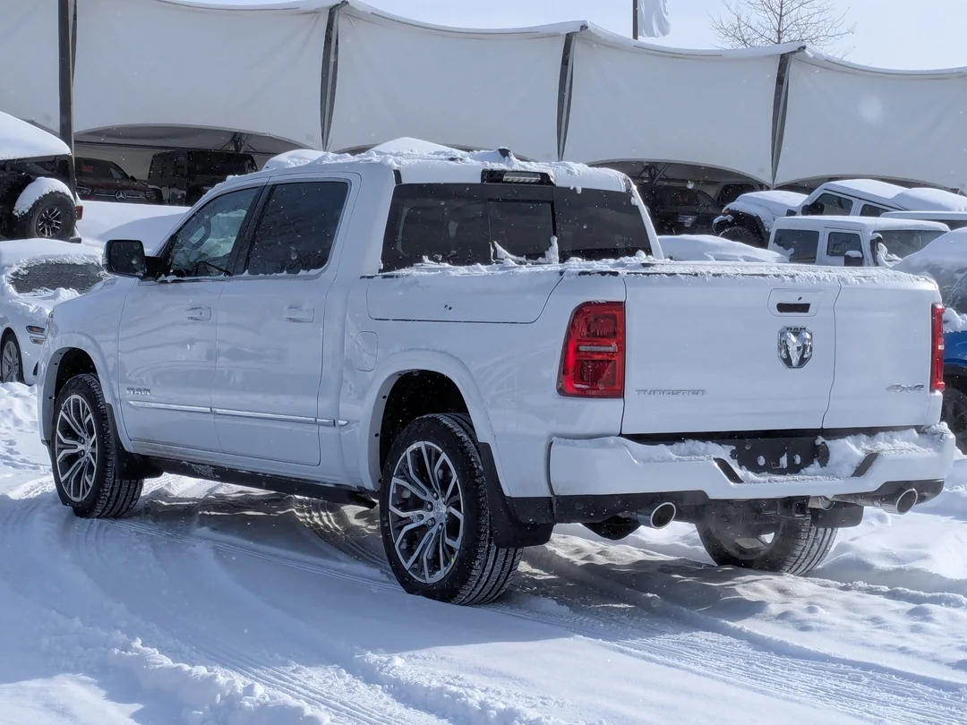 New 2026 White RAM Tungsten - - 4x4 - Hurricane HO Turbo - Multi-Function Tailgate - Prem Lthr & More! image 6