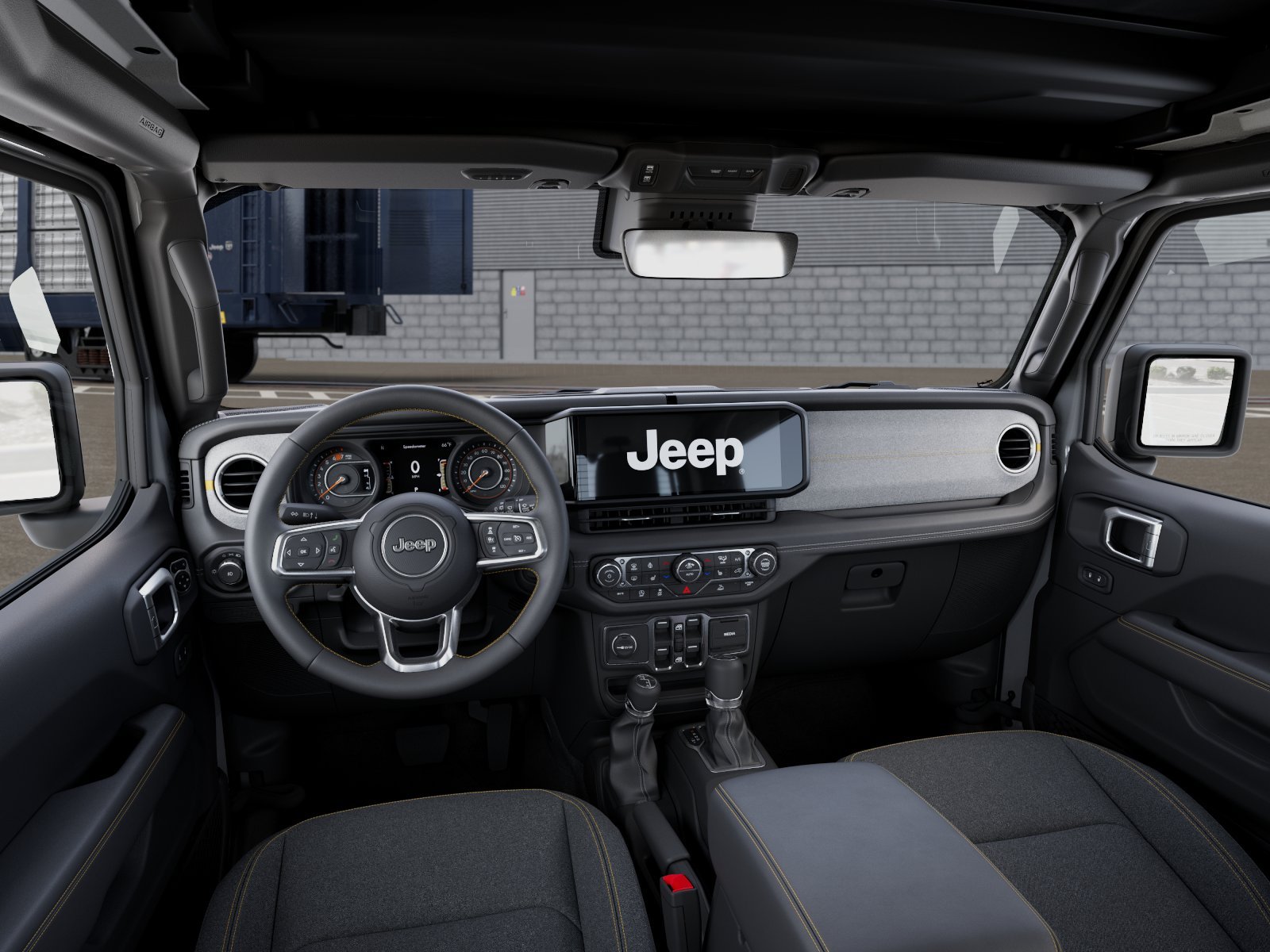 New 2026 Bright White Clear-Coat Exterior Paint Jeep Sahara image 8