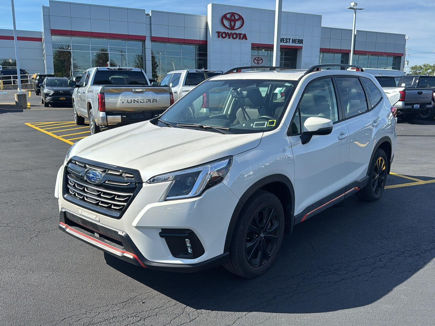 Used 2024 Crystal White Pearl Subaru Sport image 2