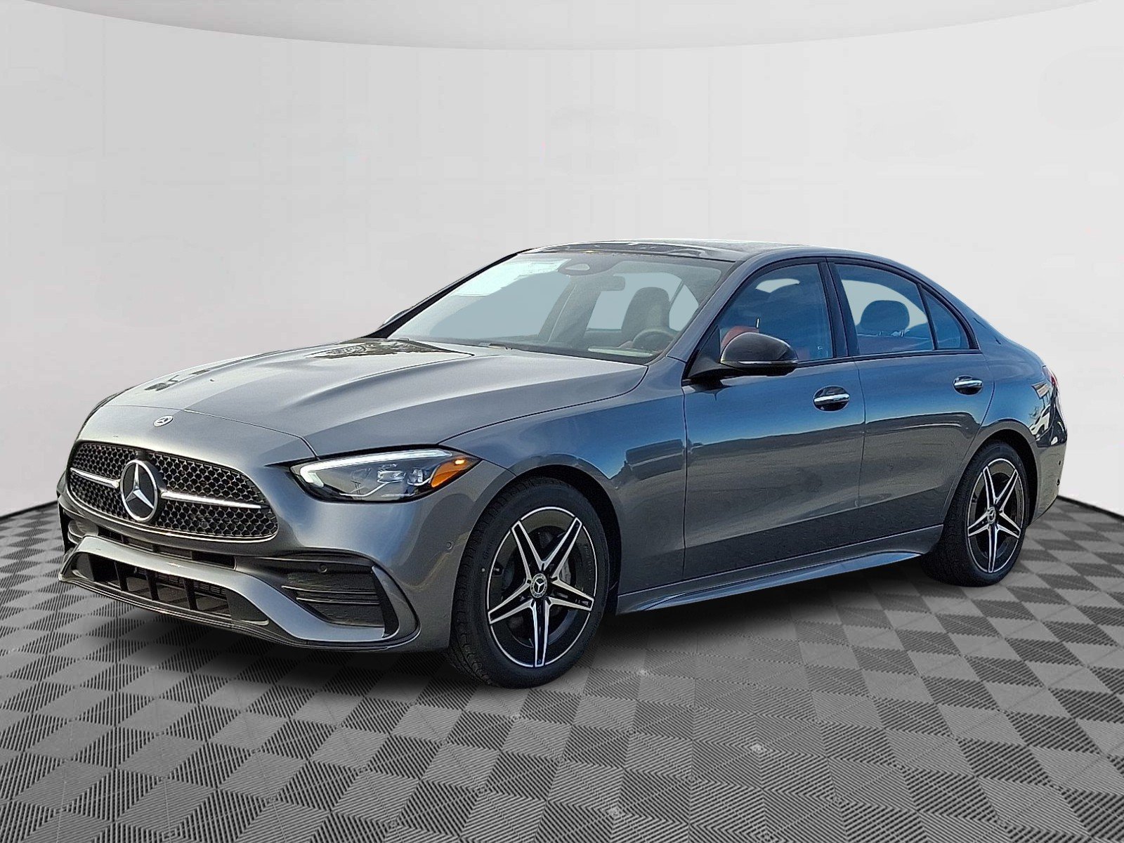 New 2026 Selenite Grey Metallic Mercedes-Benz C 300 image 3
