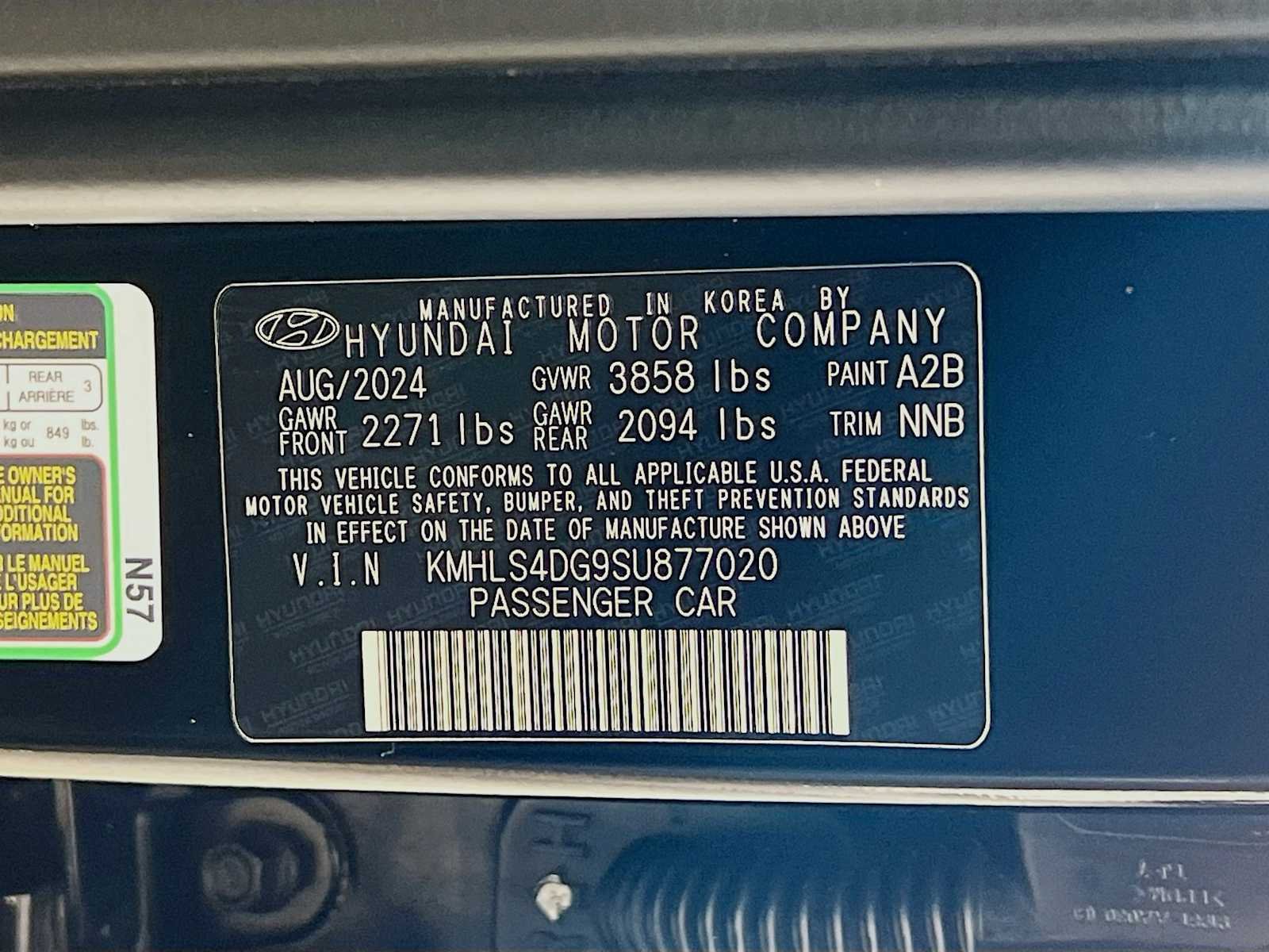 Used 2025 Abyss Black Hyundai SEL Convenience image 33