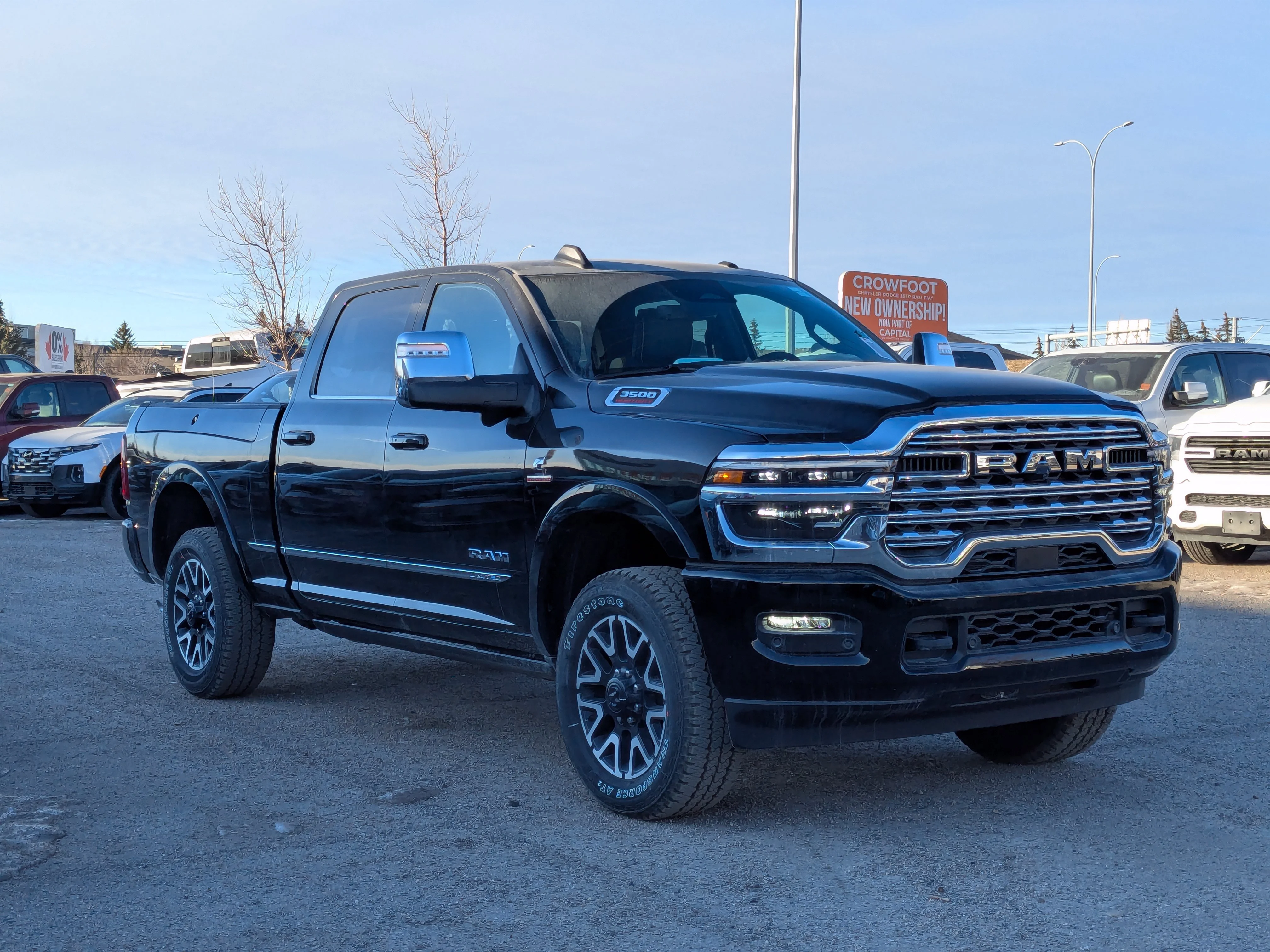 New 2026 Black RAM Limited - 6.7L CUMMINS DIESEL  LEVEL 1 GRP  RAM BOXES image 2