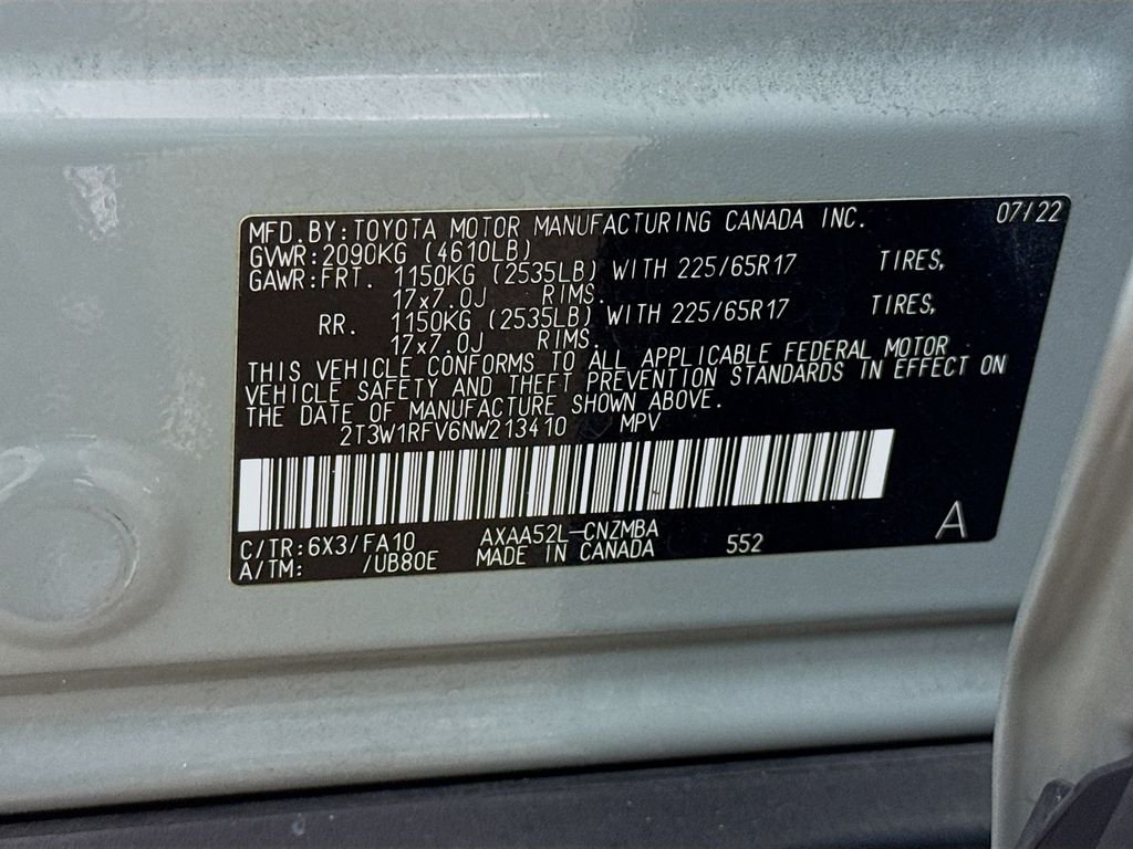Used 2022 Lunar Rock Toyota XLE image 32