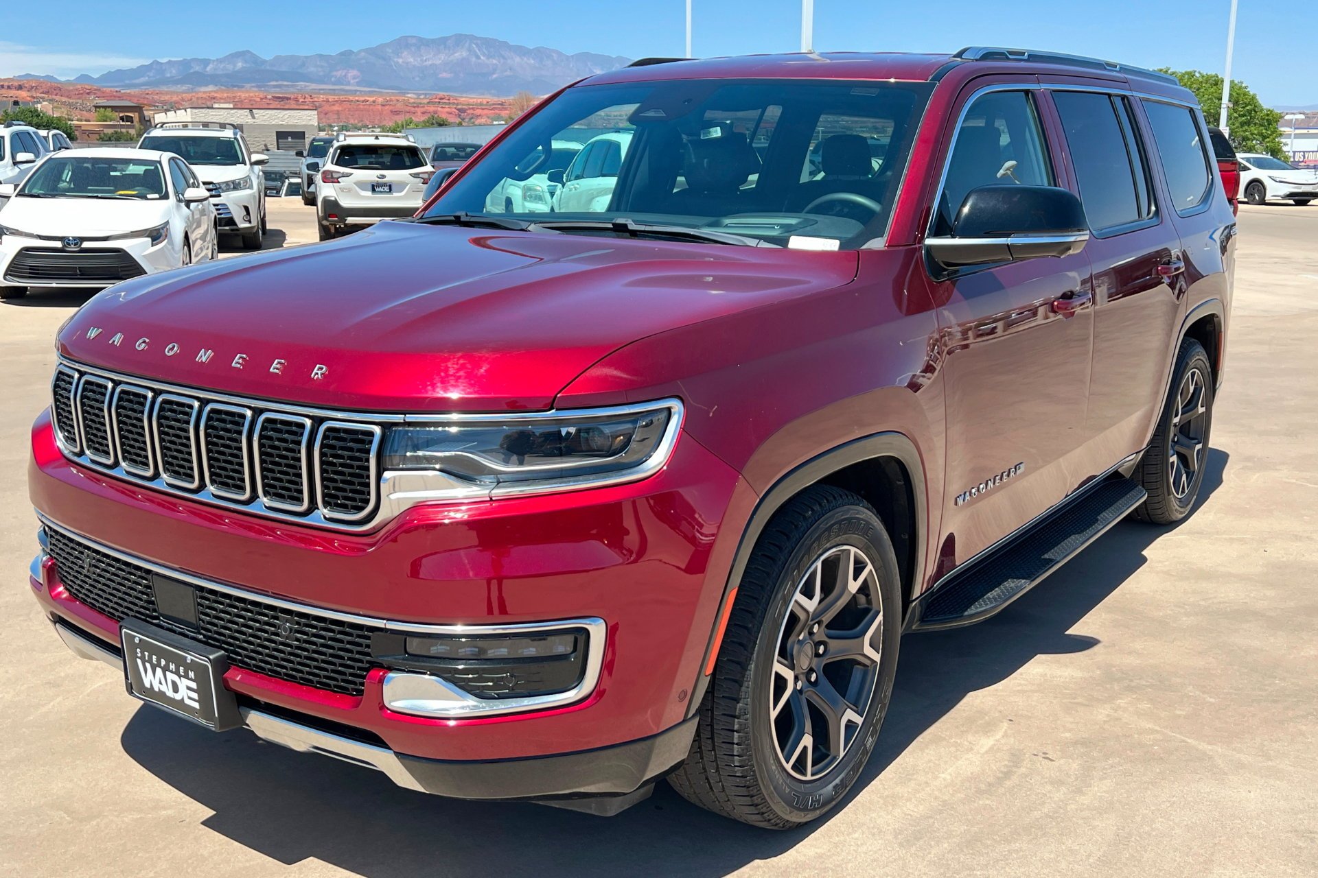 Used 2024 Velvet Red Pearlcoat Jeep Series III image 1
