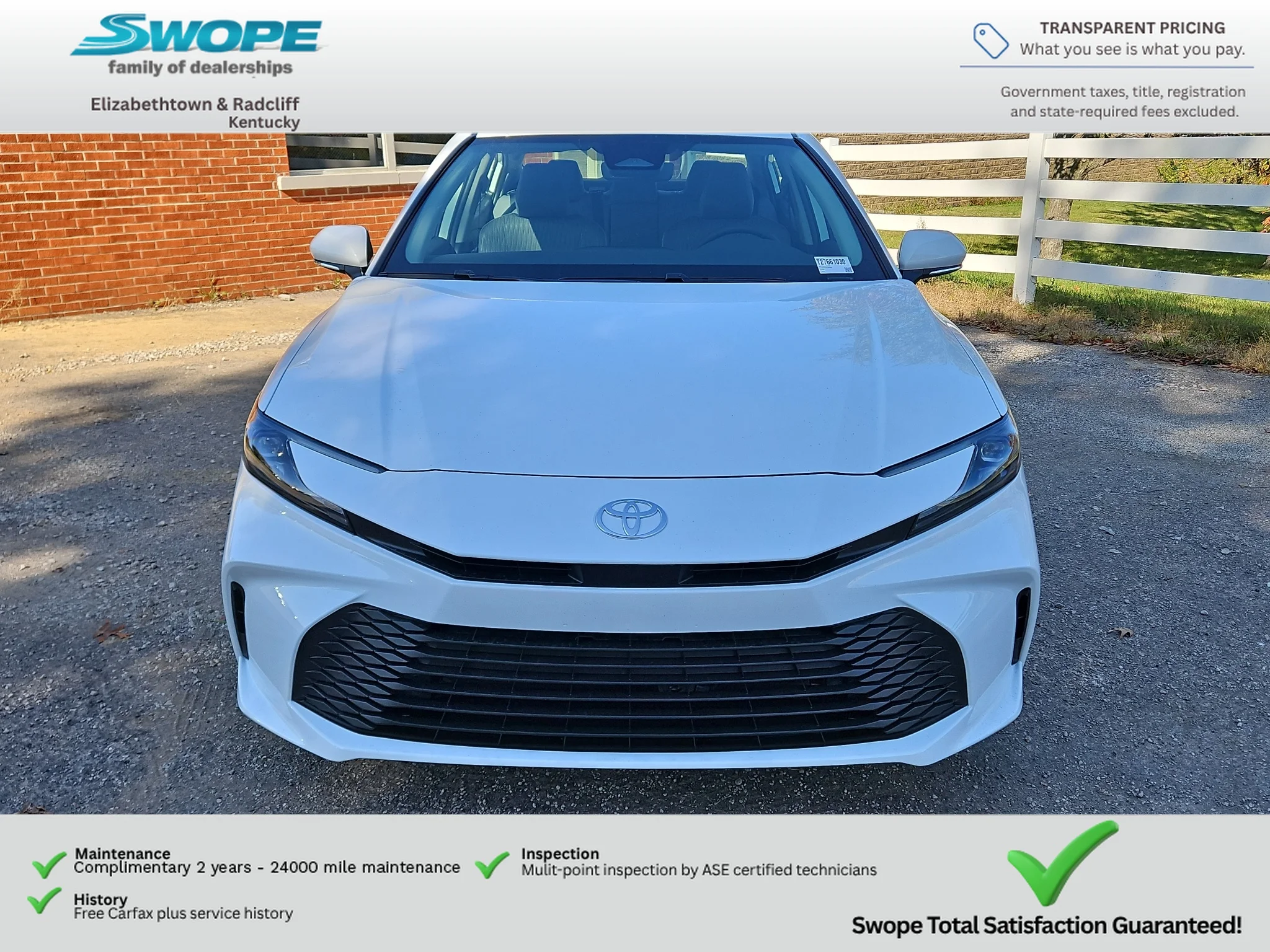 New 2027 Ice Cap Toyota LE image 8
