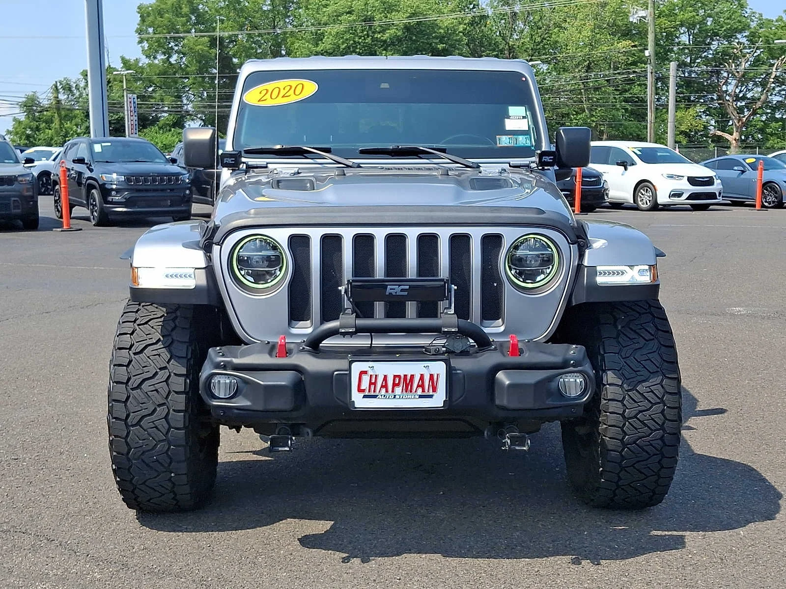 Used 2020 Billet Silver Clearcoat Metallic Jeep Rubicon image 4