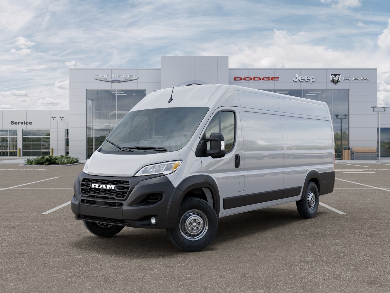 New 2026 Bright White Clearcoat RAM High Roof image 27