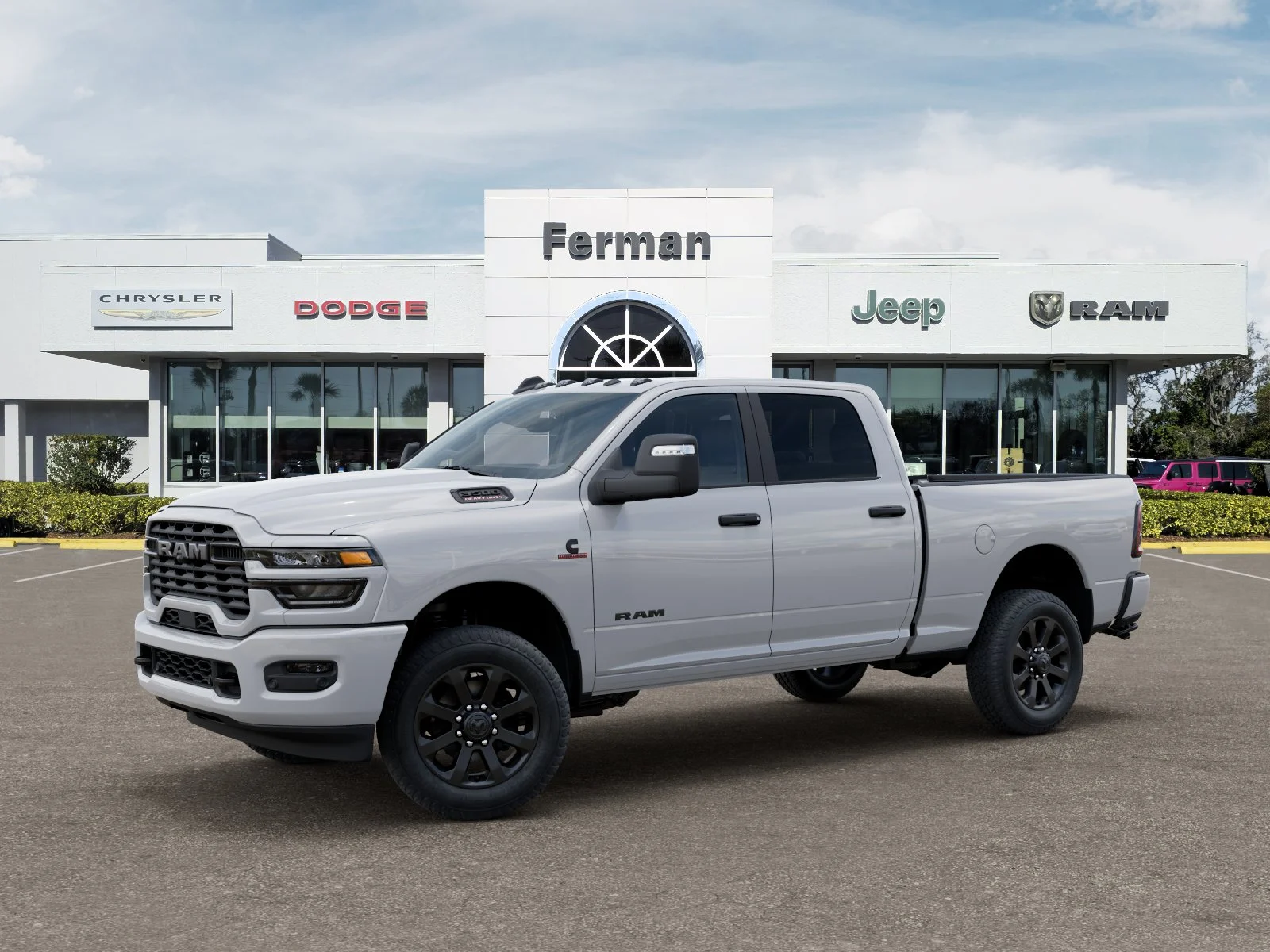 New 2026 Bright White Clear-Coat Exterior Paint RAM Big Horn image 31
