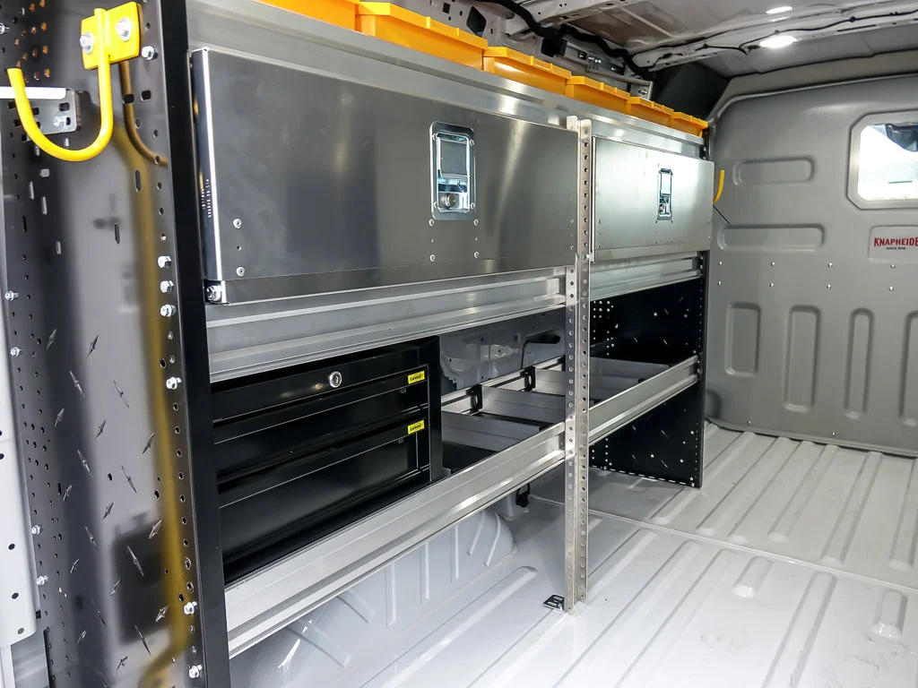 New 2025 Oxford White Ford T-150 148 LR RACKS & BINS image 3