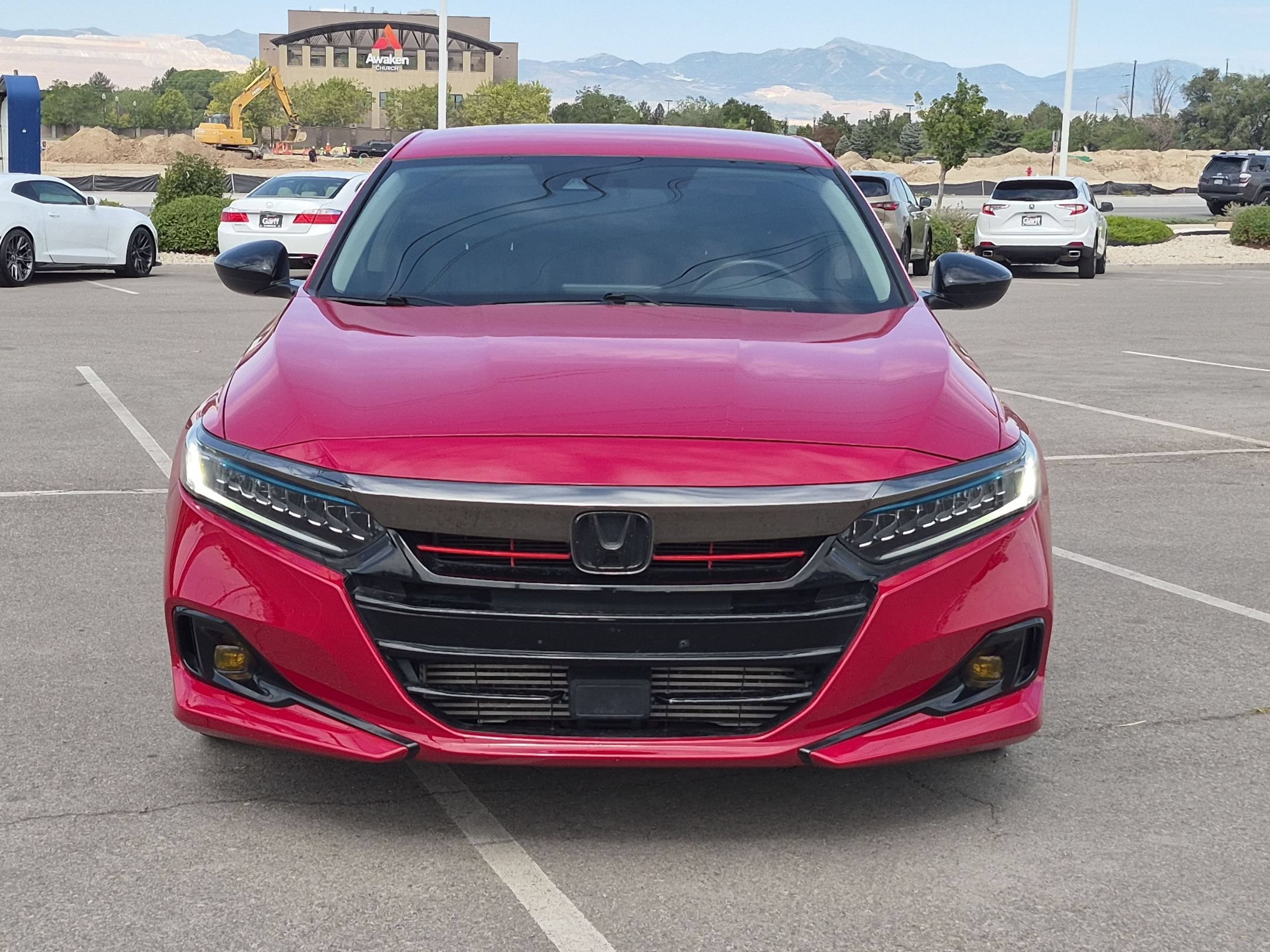 Used 2021 Red Honda Sport SE image 9