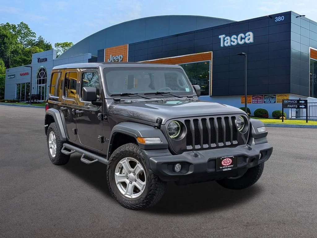 Used 2022 Gray Jeep Unlimited Sport S image 1